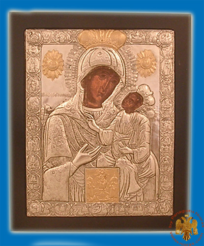 Holy Icon of Ekatontapiliani MDF wooden